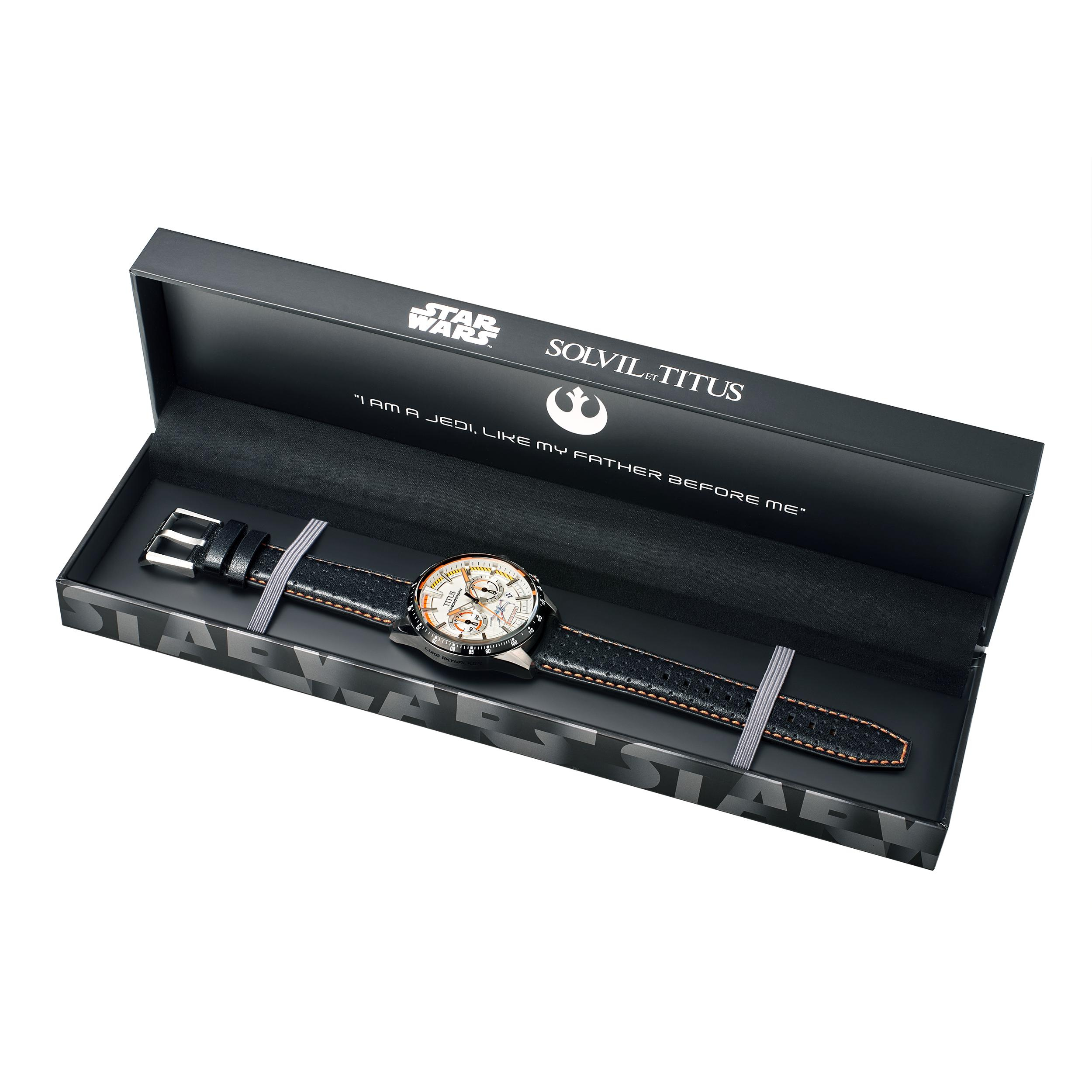 [Pre-Order] Solvil et Titus x Star Wars Limited Edition Saber "Luke Skywalker" Chronograph Watch W06-03365-005