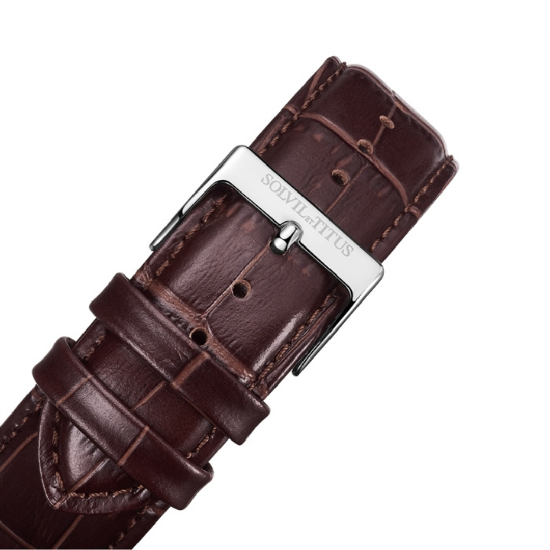 Barista Multi-Function Quartz Leather Men Watch W06-03219-004