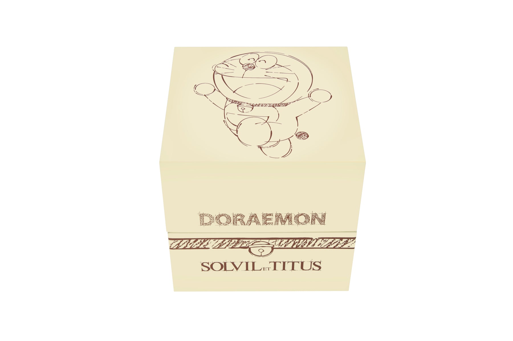 Solvil et Titus x Doraemon Limited Edition Doraemon 2 Hands Quartz Leather Women Watch W06-03312-002