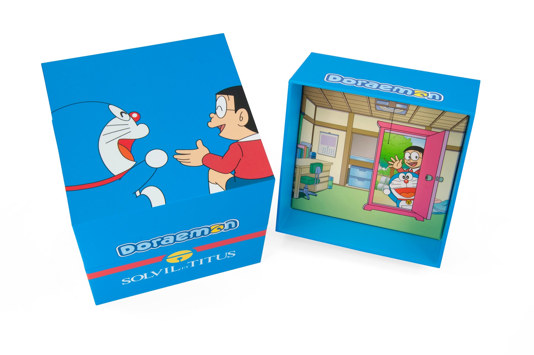 Solvil et Titus x Doraemon Limited Edition Chronograph Quartz Stainless Steel Men Watch W06-03315-001