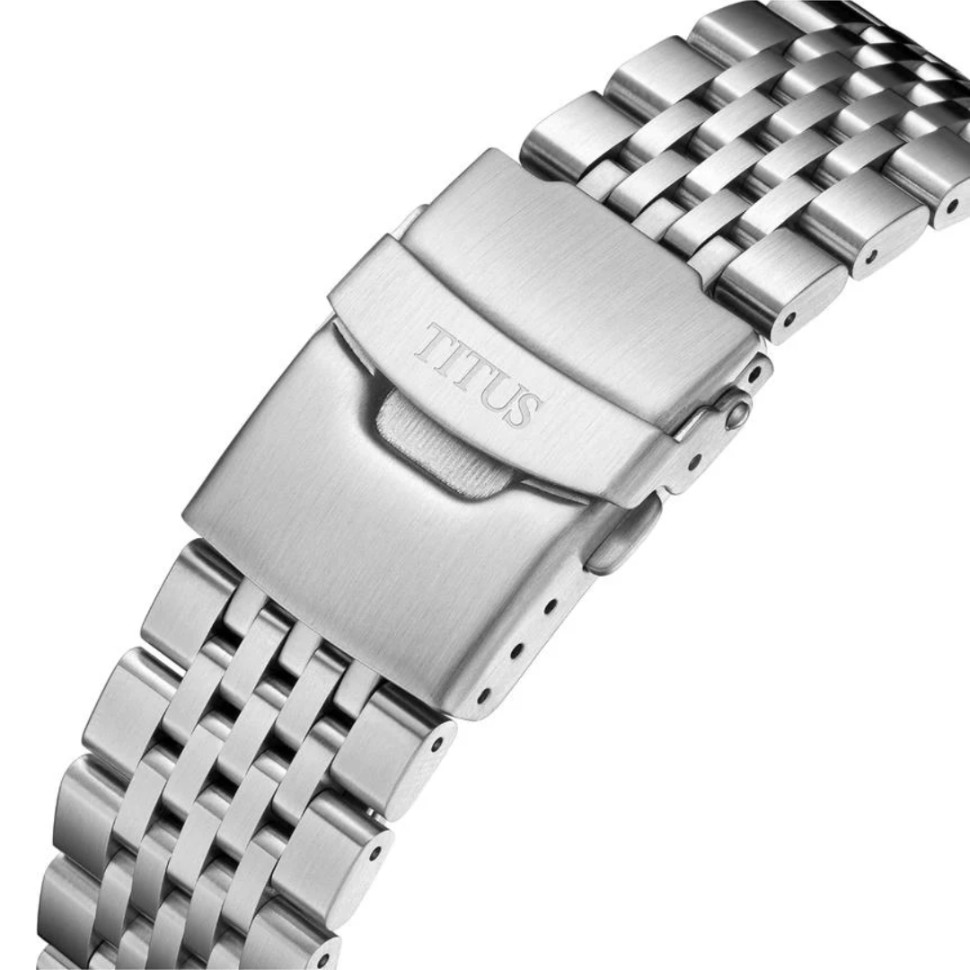 Fort 3 Hands Date Mechanical Stainless Steel Watch W06-03340-001