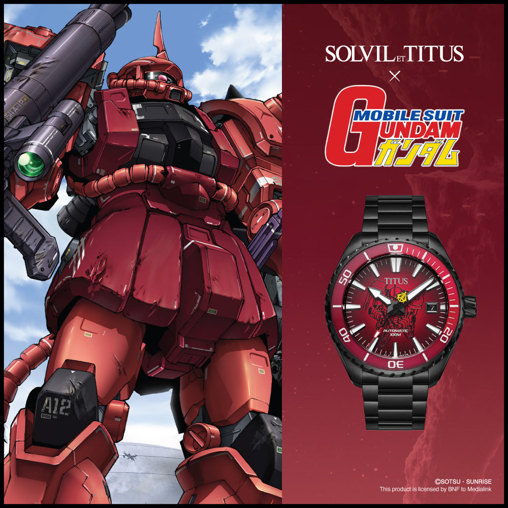 Solvil et Titus x Gundam Red Comet Zaku II Saber Automatic W06