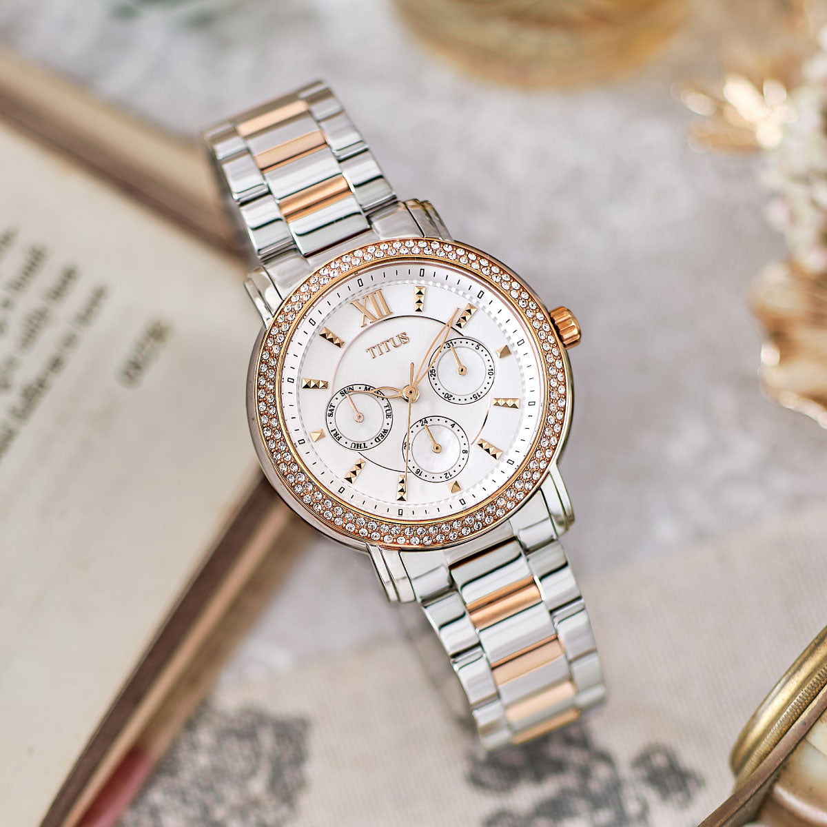 Fashionista Multi-Function Quartz Stainless Steel Women Watch W06-03251-001