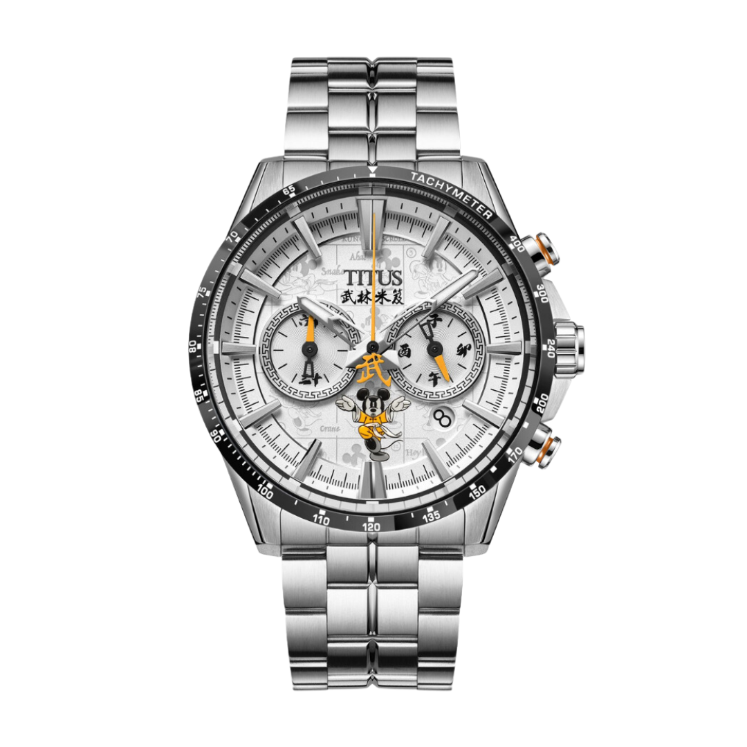 Solvil et Titus x "Master Mickey" Limited Edition Saber Stainless Steel Chronograph Watch W06-03367-001