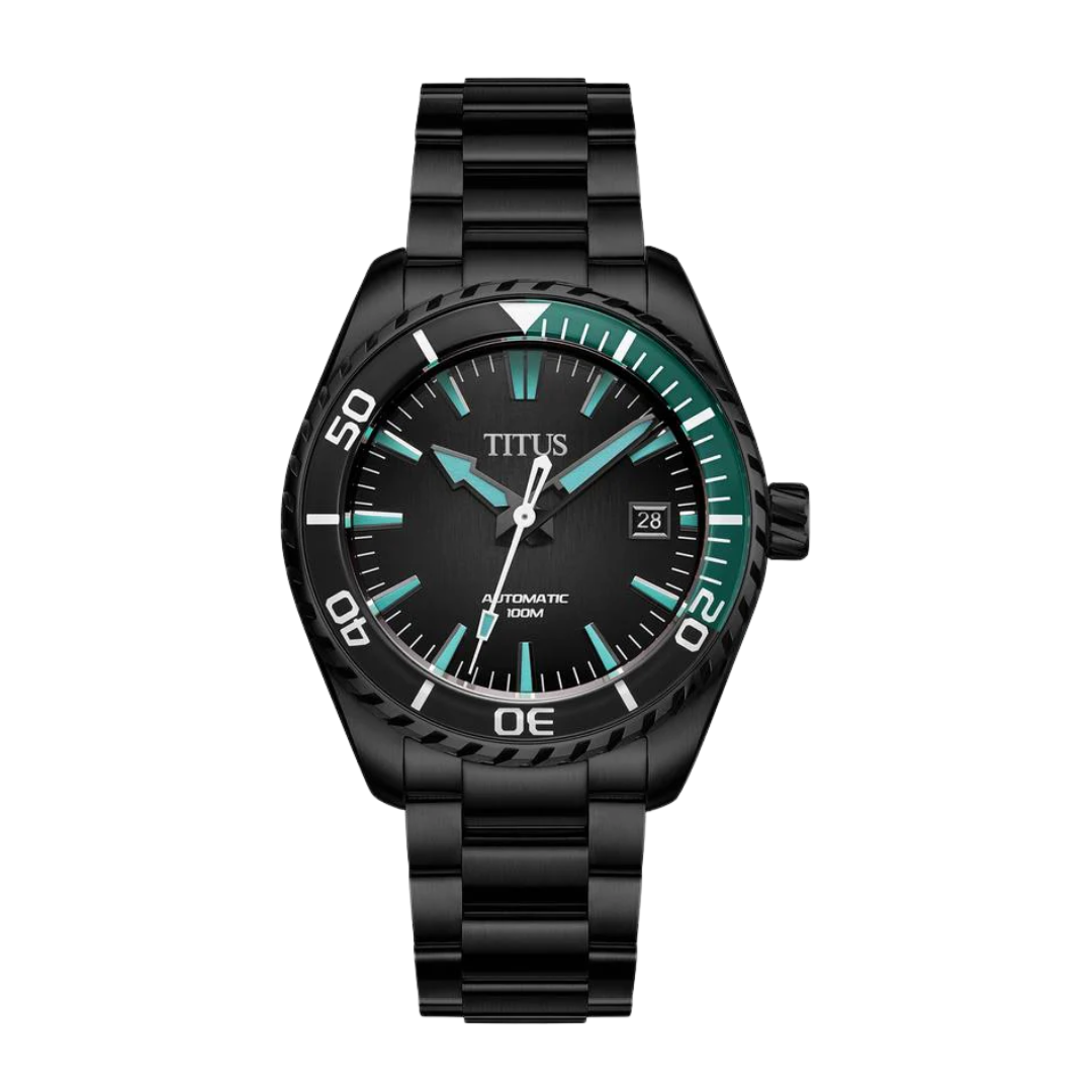 Saber 3 Hands Date Automatic Stainless Steel Watch W06-03423-005