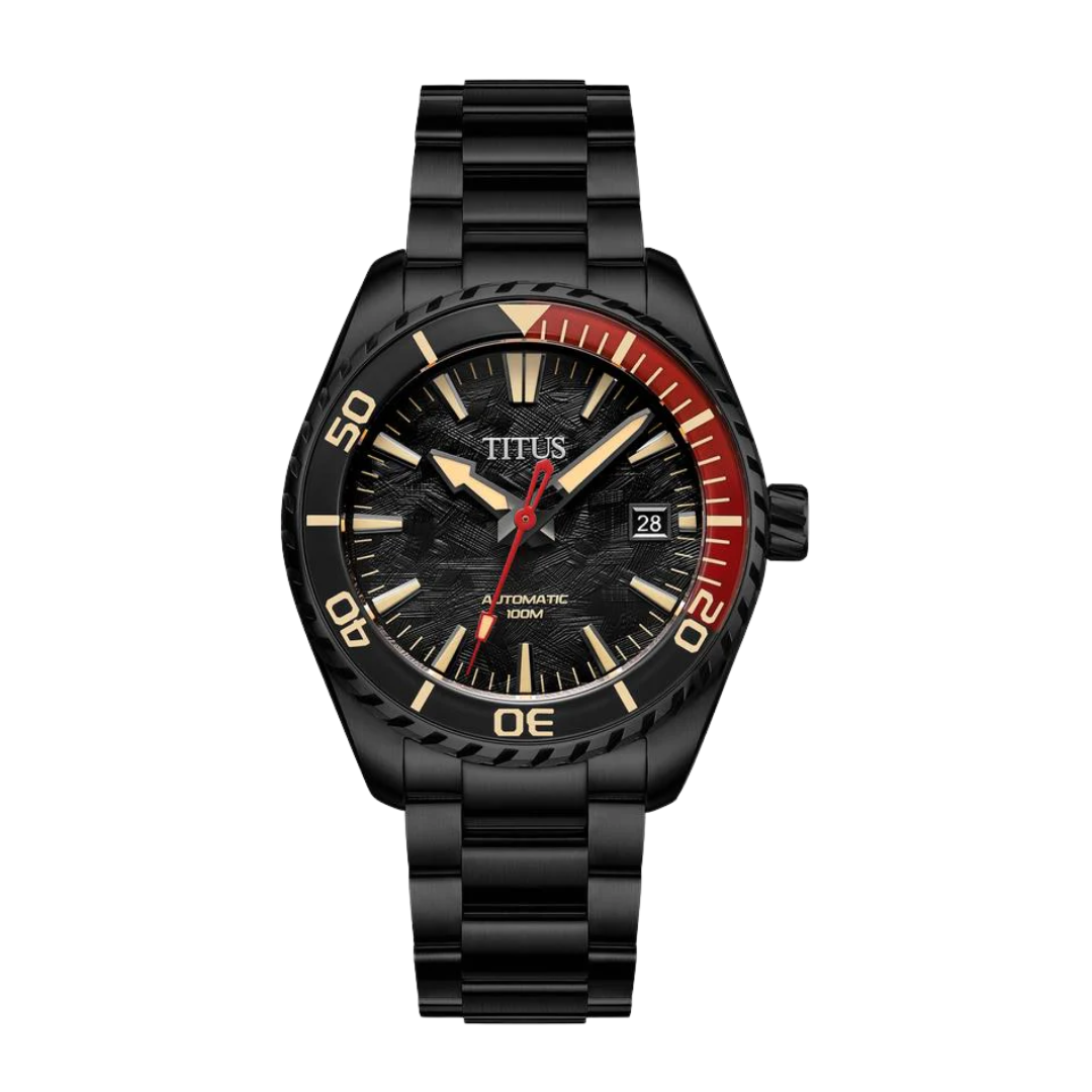 Saber 3 Hands Date Automatic Stainless Steel Watch W06-03423-006