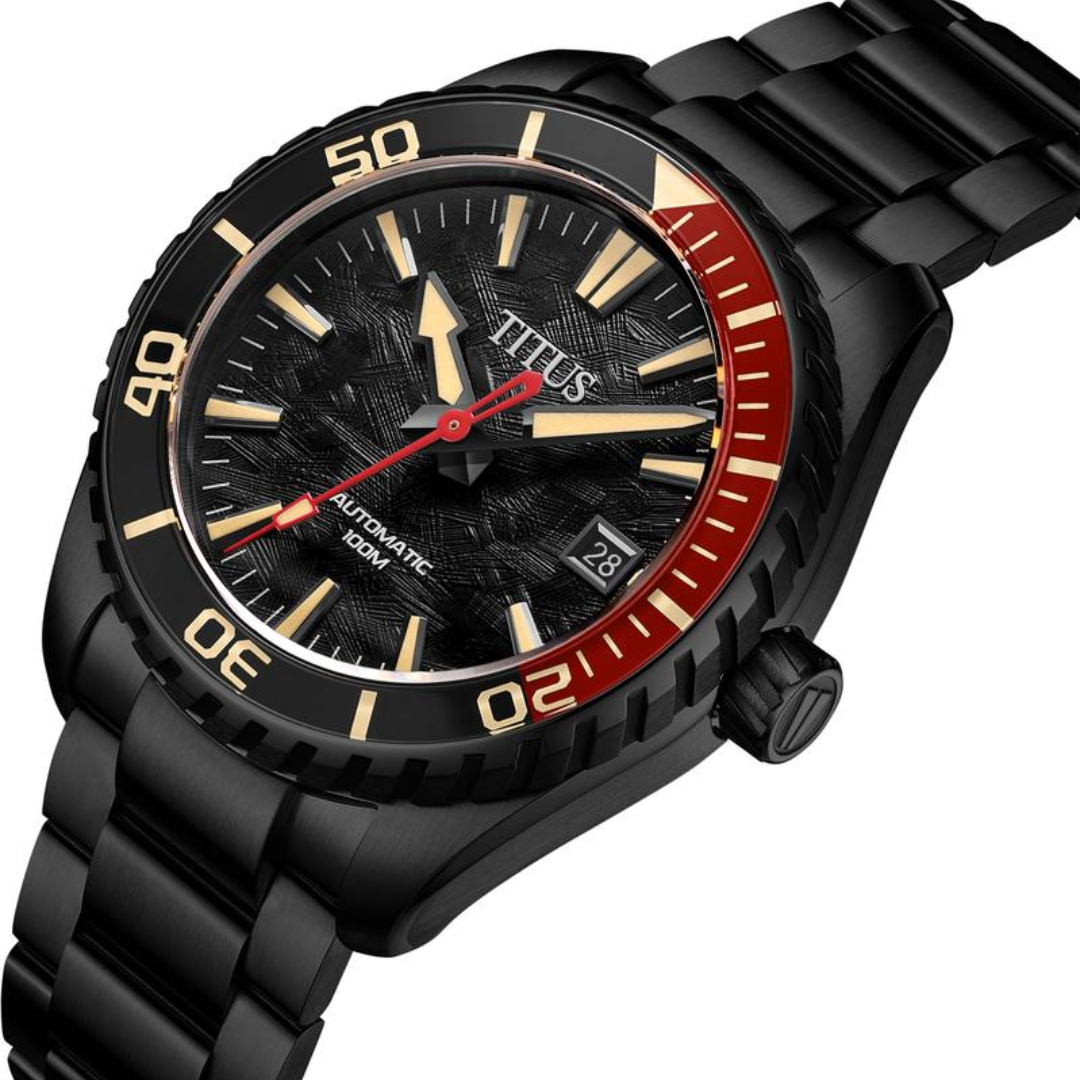 Saber 3 Hands Date Automatic Stainless Steel Watch W06-03423-006