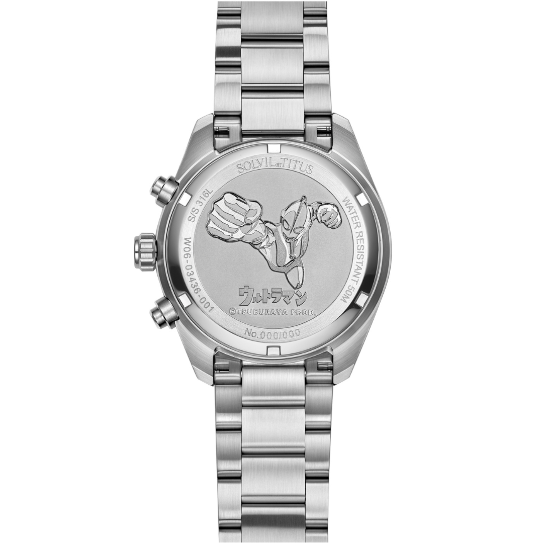 Solvil et Titus Saber Collection "Ultraman 60th Anniversary" Limited Edition Chronograph Watch W06-03436-001