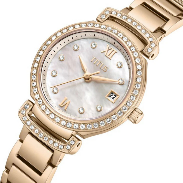 Fair Lady 3 Hands Date Quartz Stainless Steel Women Watch W06-03139-013