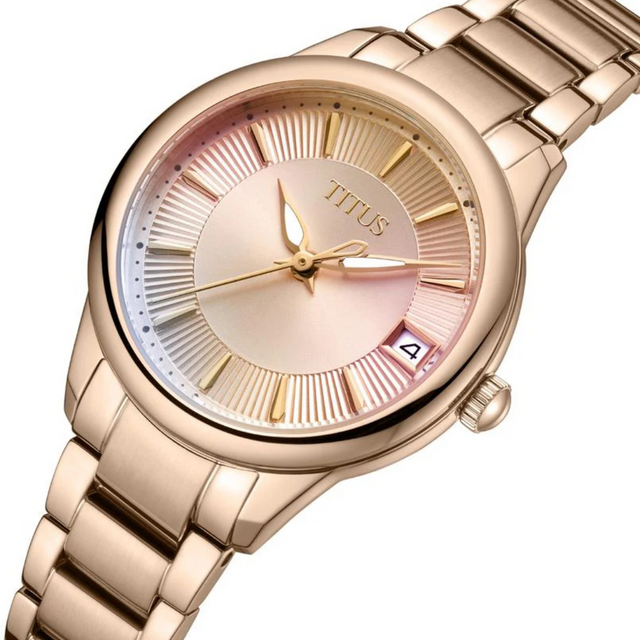 Fair Lady 3 Hands Date Quartz Stainless Steel Women Watch W06-03373-004