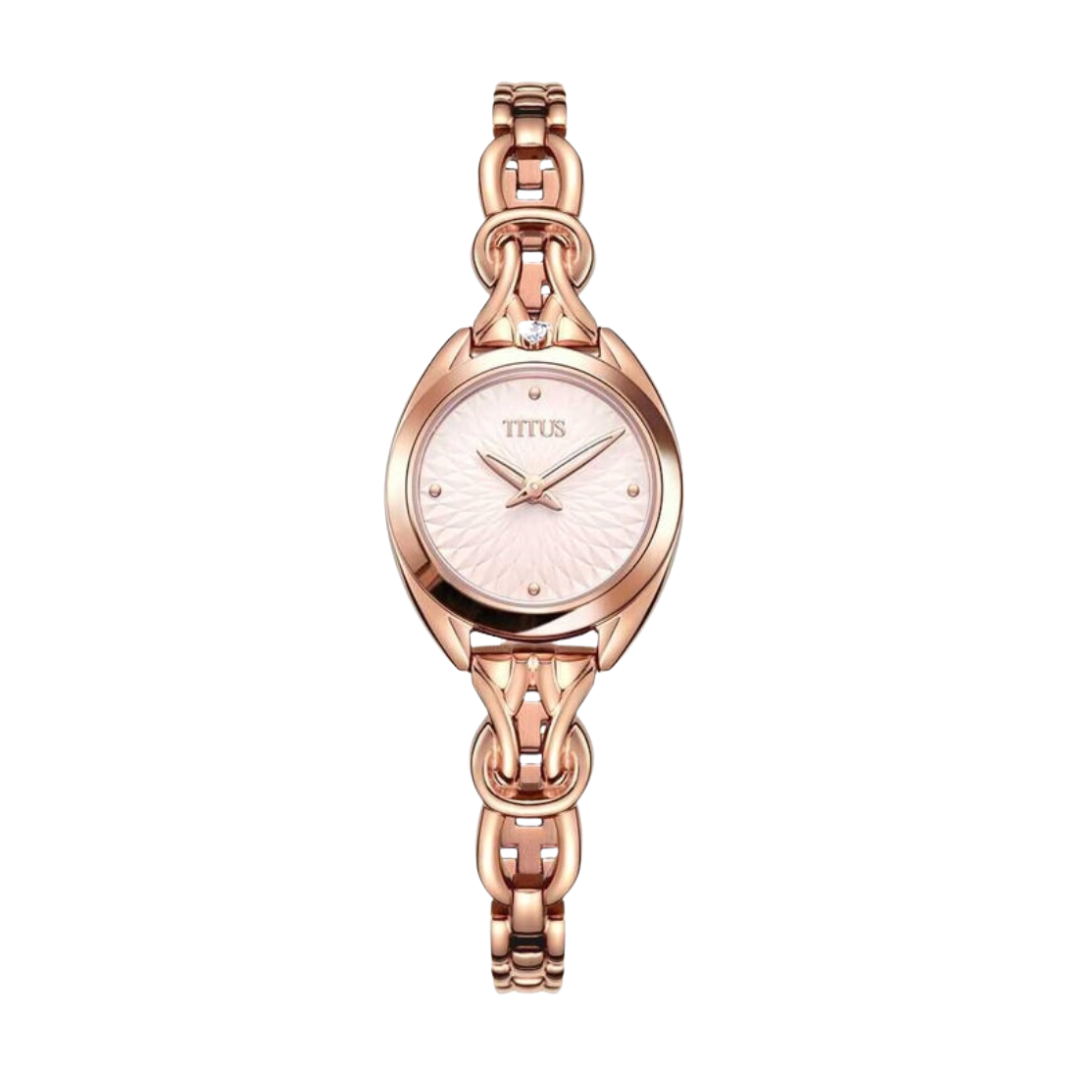 Ring & Knot 2 Hands Quartz Stainless Steel Women Watch W06-03133-002