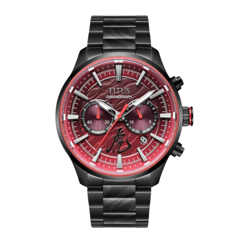 Saber Chronograph Quartz Stainless Steel / Leather Men Watch W06-03359-002