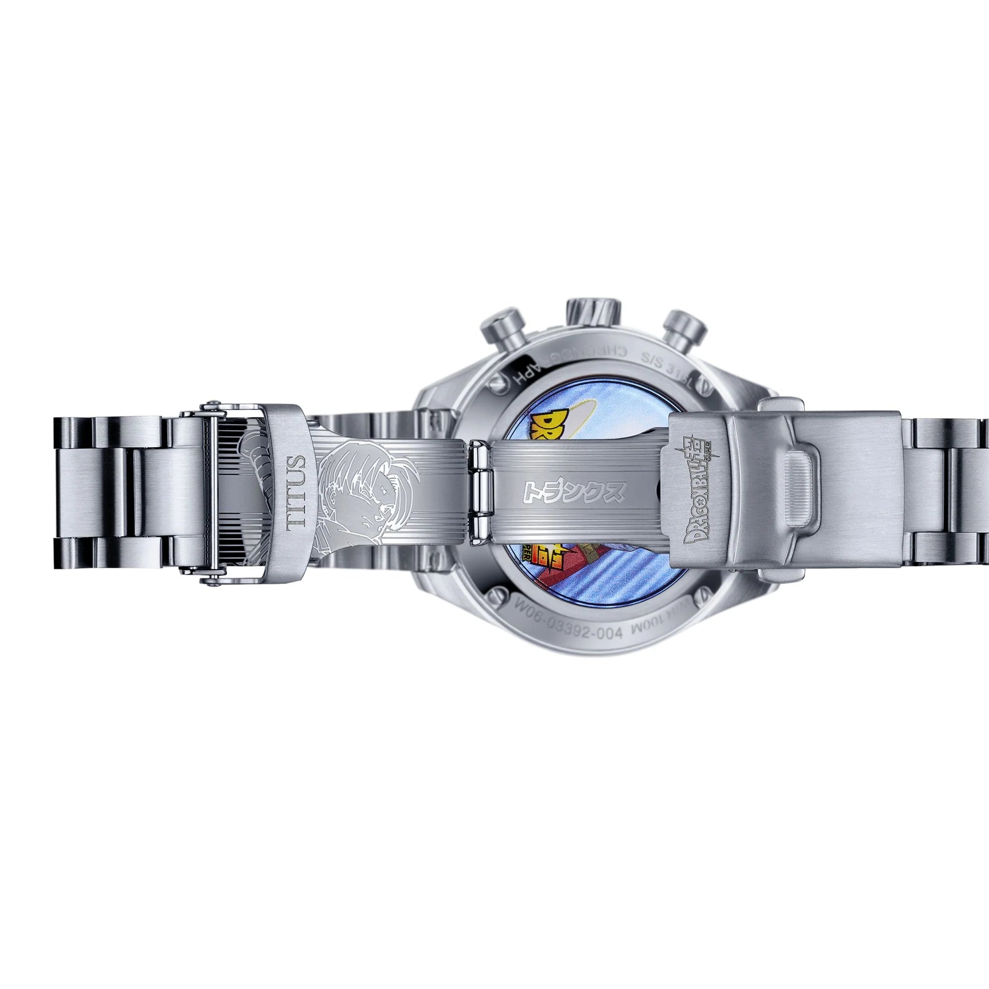 [Pre-Order] Solvil et Titus x Dragon Ball Super Limited Edition Saber "Trunks" Chronograph Quartz Stainless Steel Watch W06-03392-004