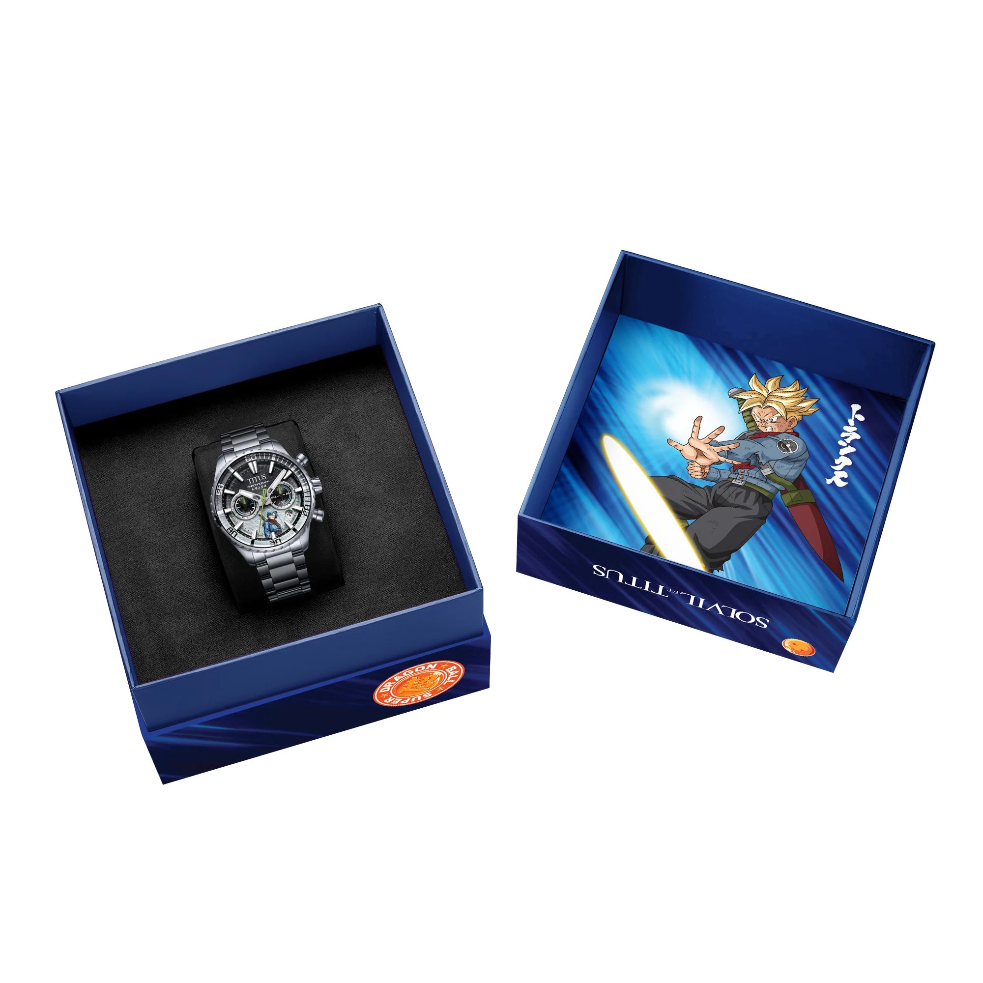 [Pre-Order] Solvil et Titus x Dragon Ball Super Limited Edition Saber "Trunks" Chronograph Quartz Stainless Steel Watch W06-03392-004