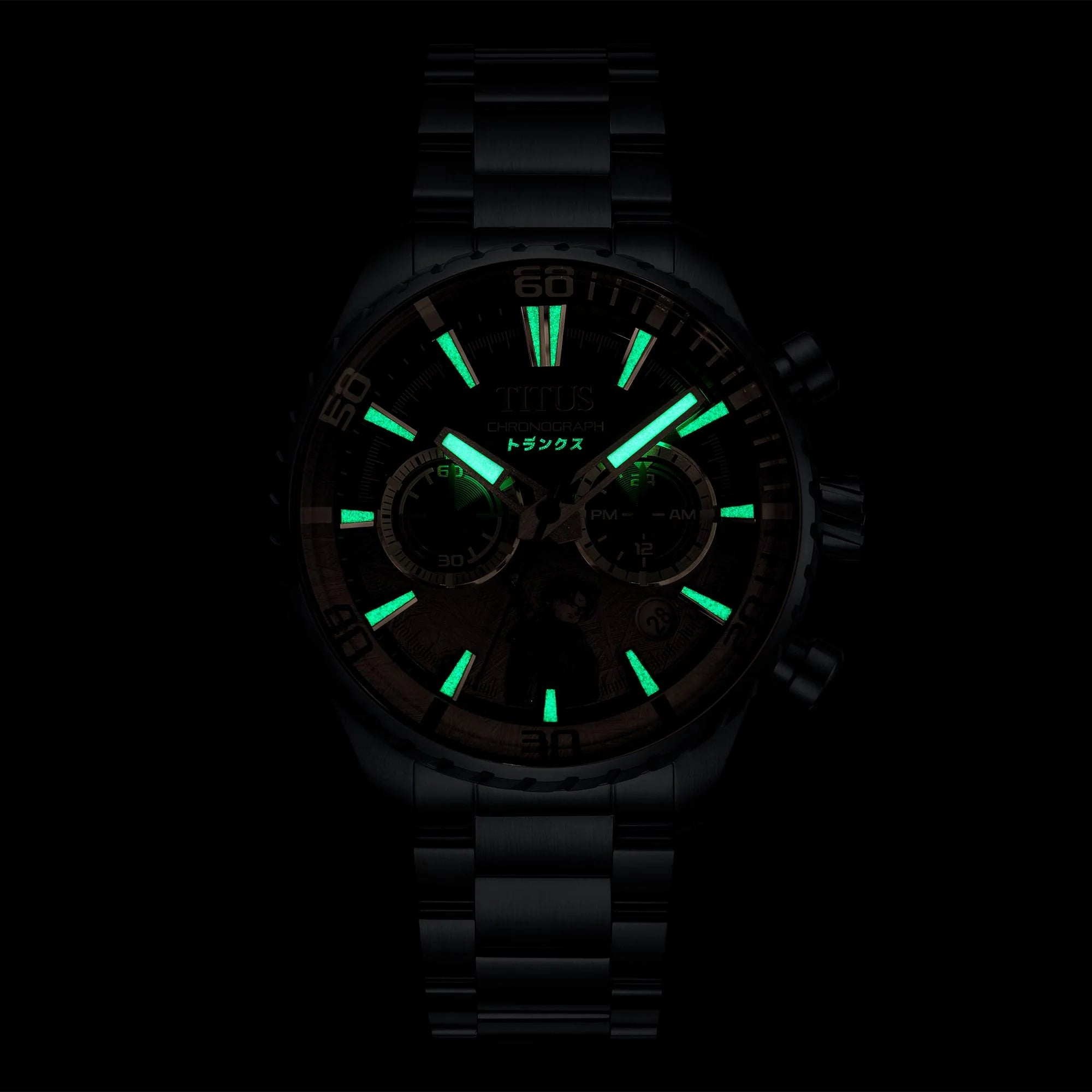 [Pre-Order] Solvil et Titus x Dragon Ball Super Limited Edition Saber "Trunks" Chronograph Quartz Stainless Steel Watch W06-03392-004
