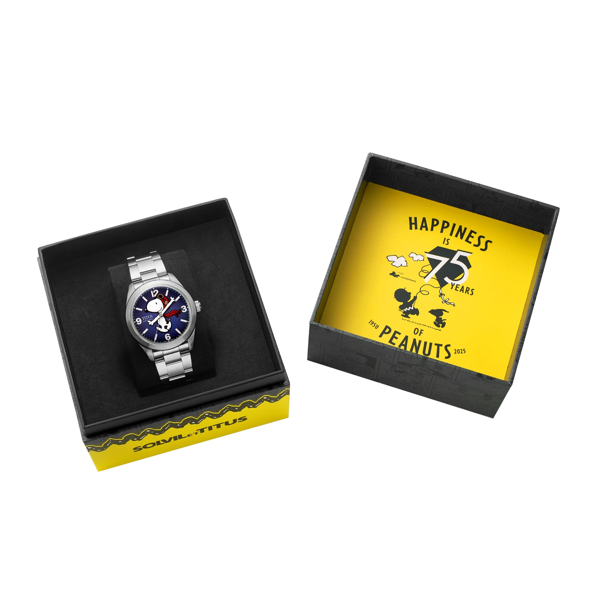 [Pre-Order] Solvil et Titus x Peanuts 75th Anniversary Limited Edition Cervus Automatic Mechanical Men Watch W06-03381-001