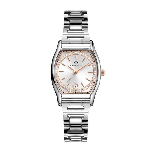 Barista 3 Hands Date Quartz Stainless Steel Women Watch W06-03326-011
