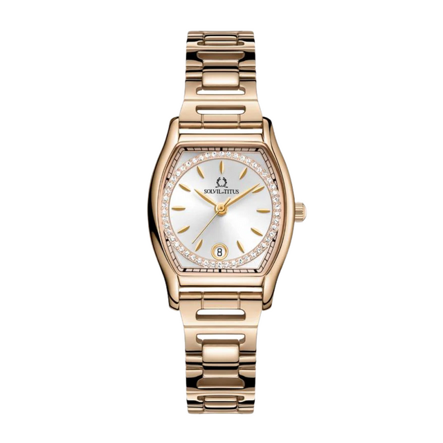 Barista 3 Hands Date Quartz Stainless Steel Women Watch W06-03326-013