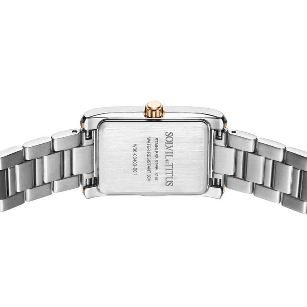 Fair Lady 2 Hands Date Quartz Stainless Steel Women Watch W06-03400-001