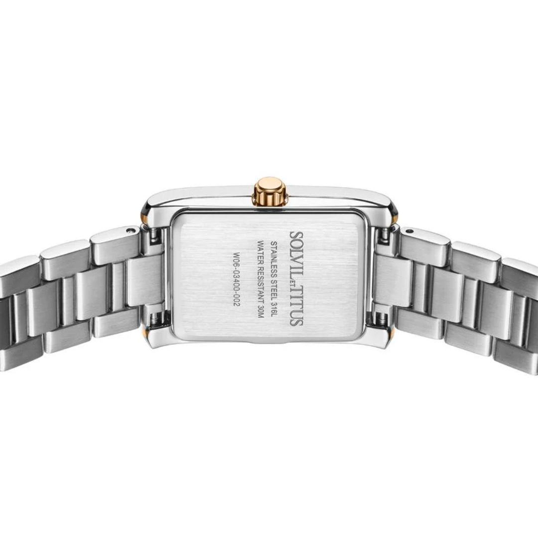 Fair Lady 2 Hands Date Quartz Stainless Steel Women Watch W06-03400-002
