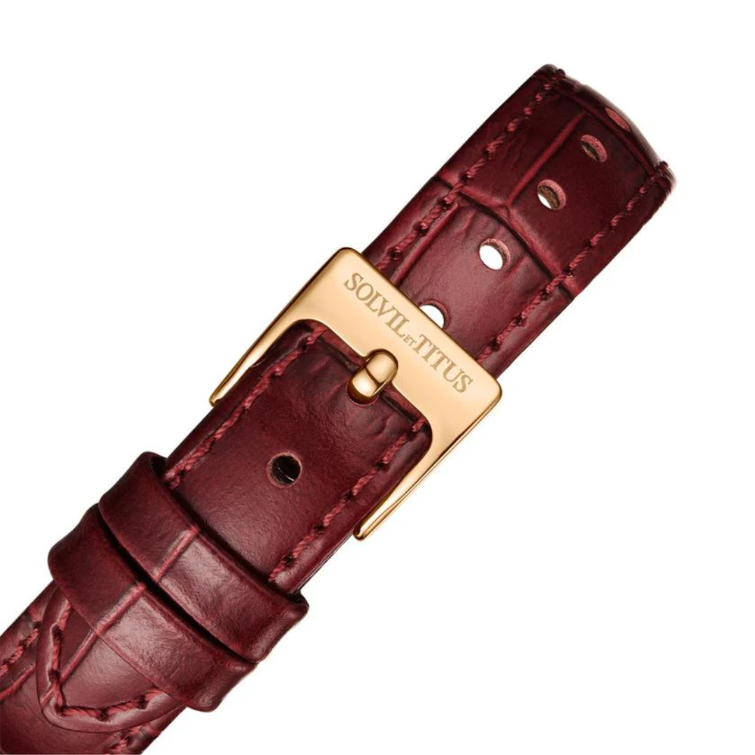 Fair Lady 2 Hands Date Quartz Leather Women Watch W06-03400-003