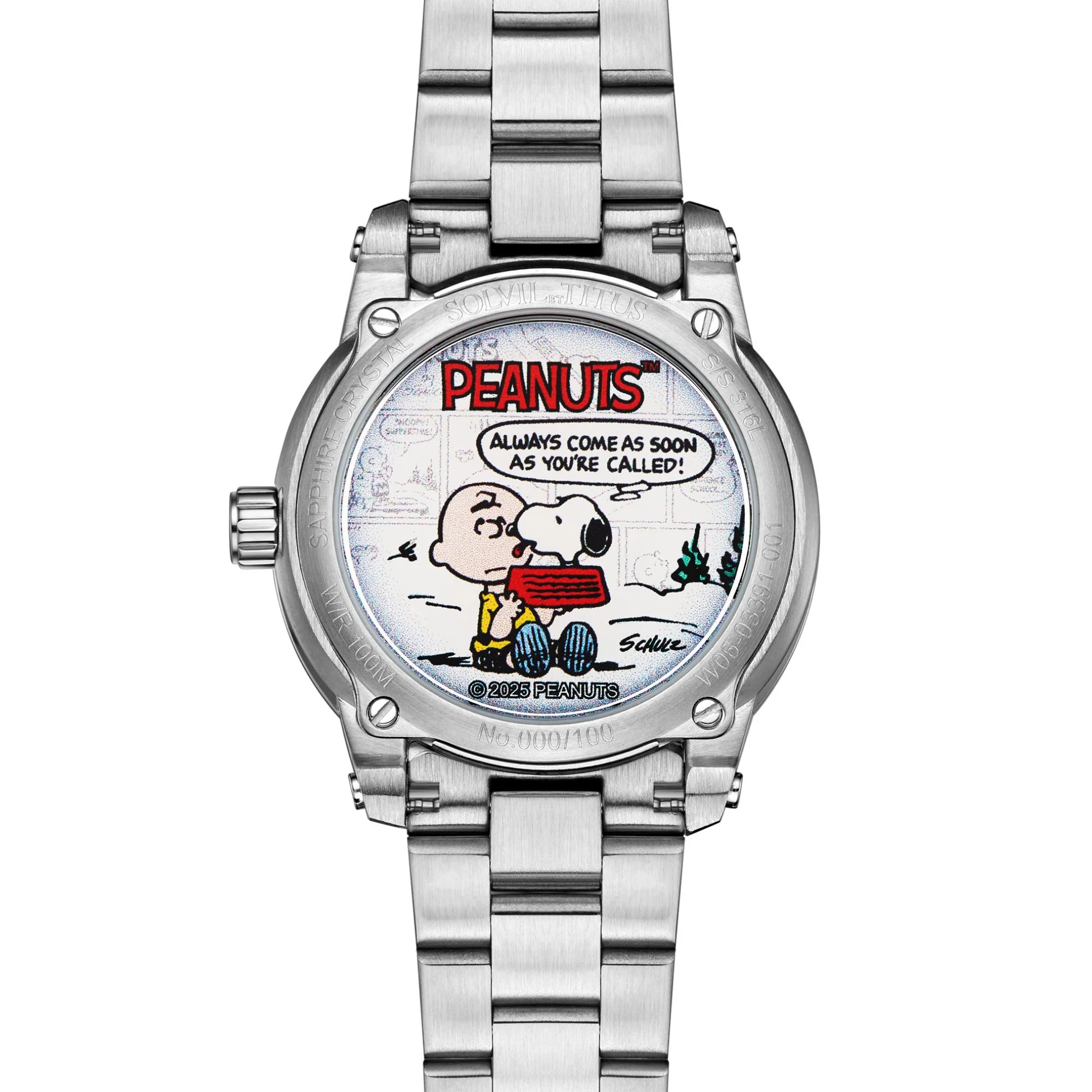 Solvil et Titus x Peanuts 75th Anniversary Limited Edition Aspira Multi-function Women Watch W06-03391-001