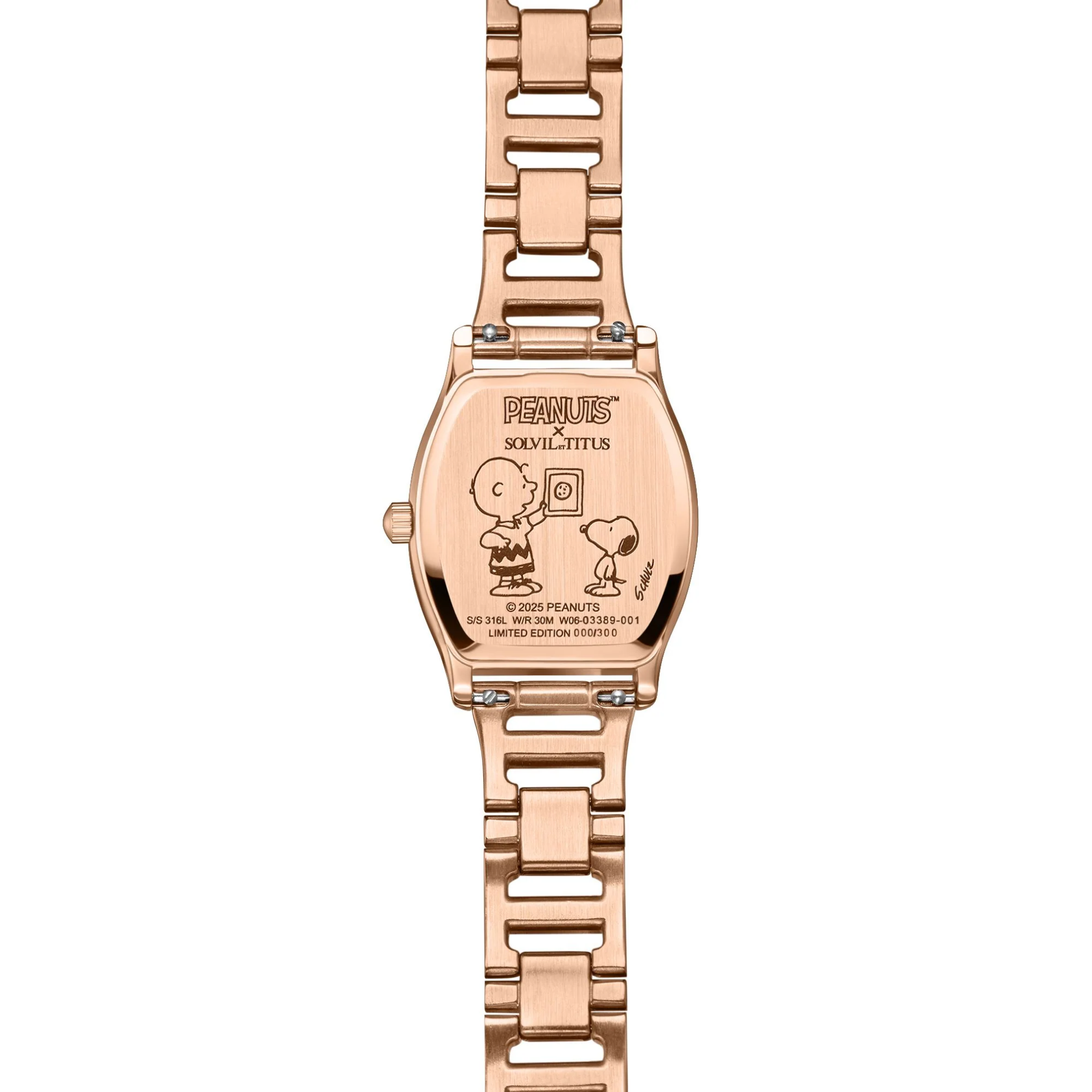 Solvil et Titus x Peanuts 75th Anniversary Limited Edition Barista Women Watch Set W06-03389-001