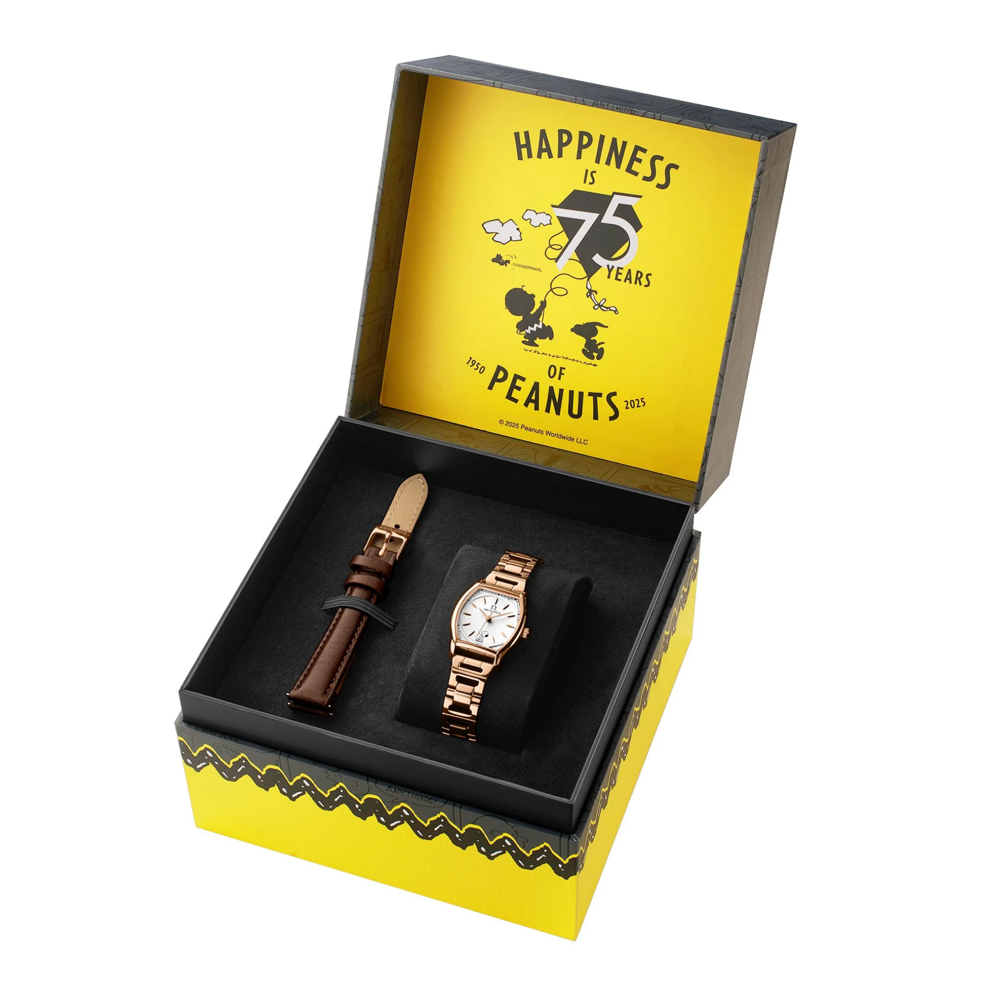 Solvil et Titus x Peanuts 75th Anniversary Limited Edition Barista Women Watch Set W06-03389-001