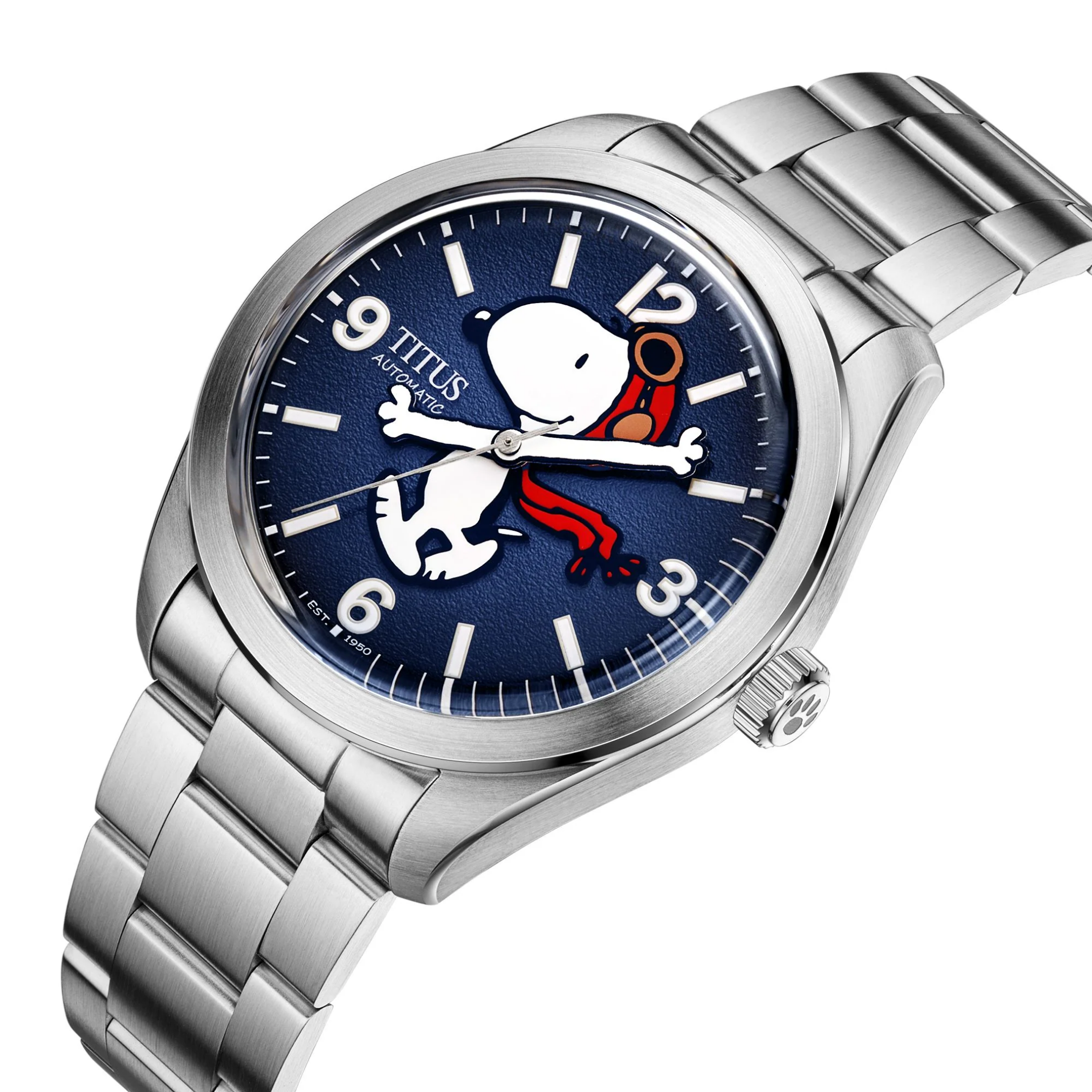 [Pre-Order] Solvil et Titus x Peanuts 75th Anniversary Limited Edition Cervus Automatic Mechanical Men Watch W06-03381-001