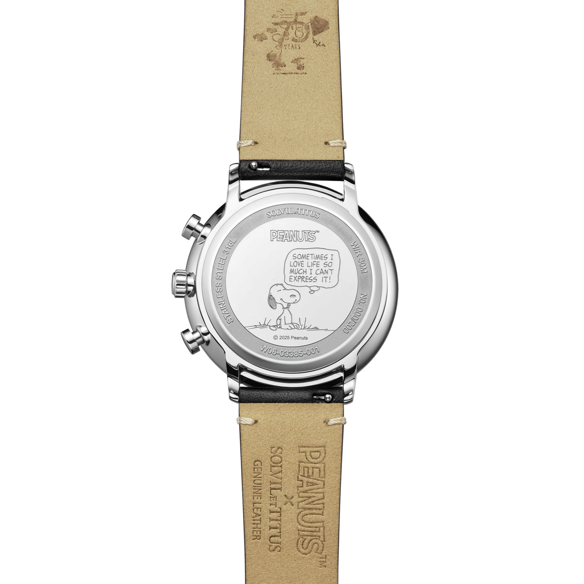 Solvil et Titus x Peanuts 75th Anniversary Limited Edition Nordic Tale Men Watch W06-03385-001