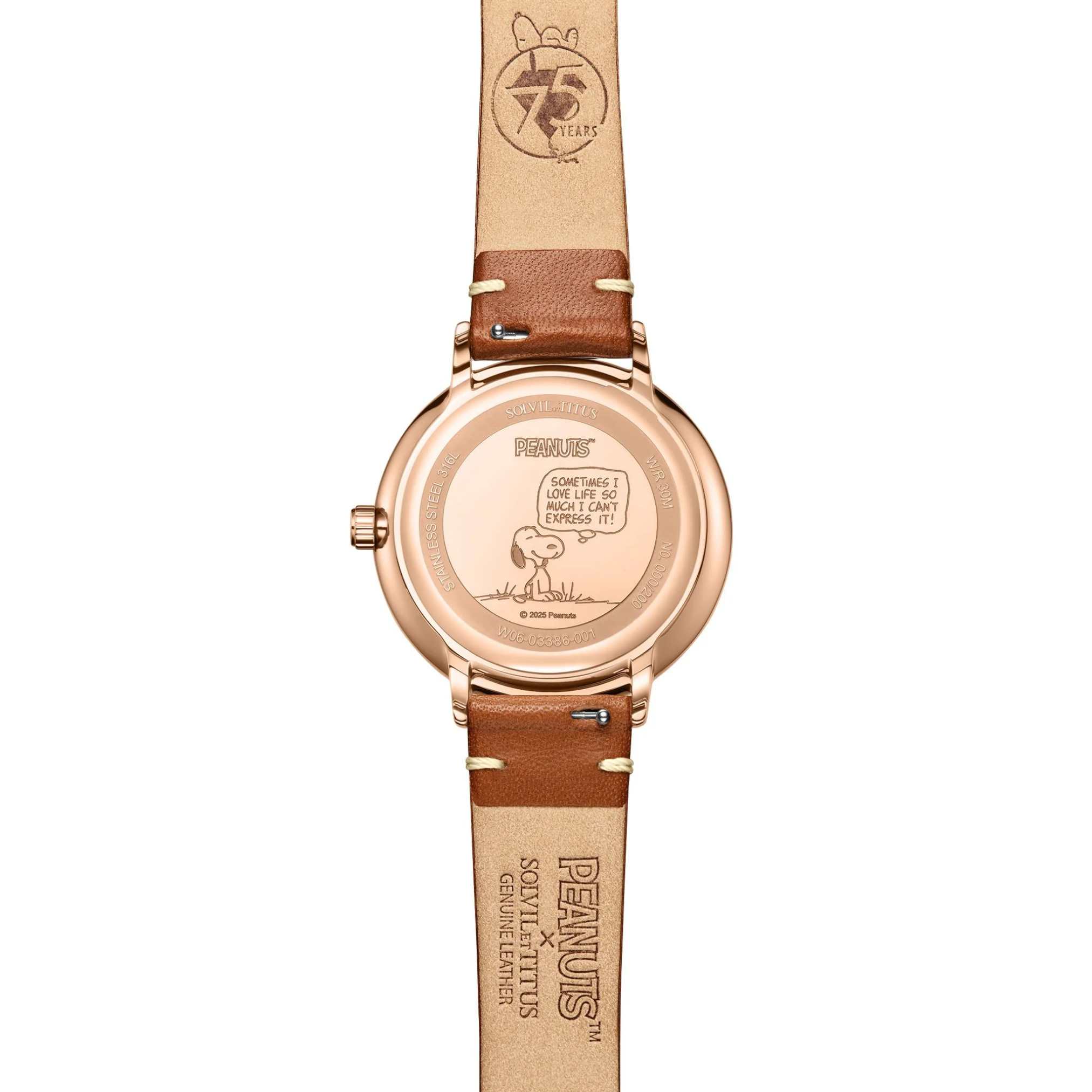 Solvil et Titus x Peanuts 75th Anniversary Limited Edition Nordic Tale Women Watch W06-03386-001