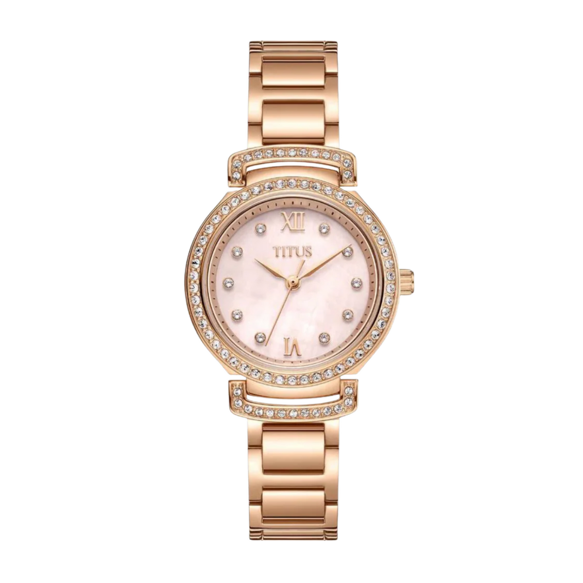 Fair Lady 3 Hands Quartz Stainless Steel Women Watch W06-03215-004