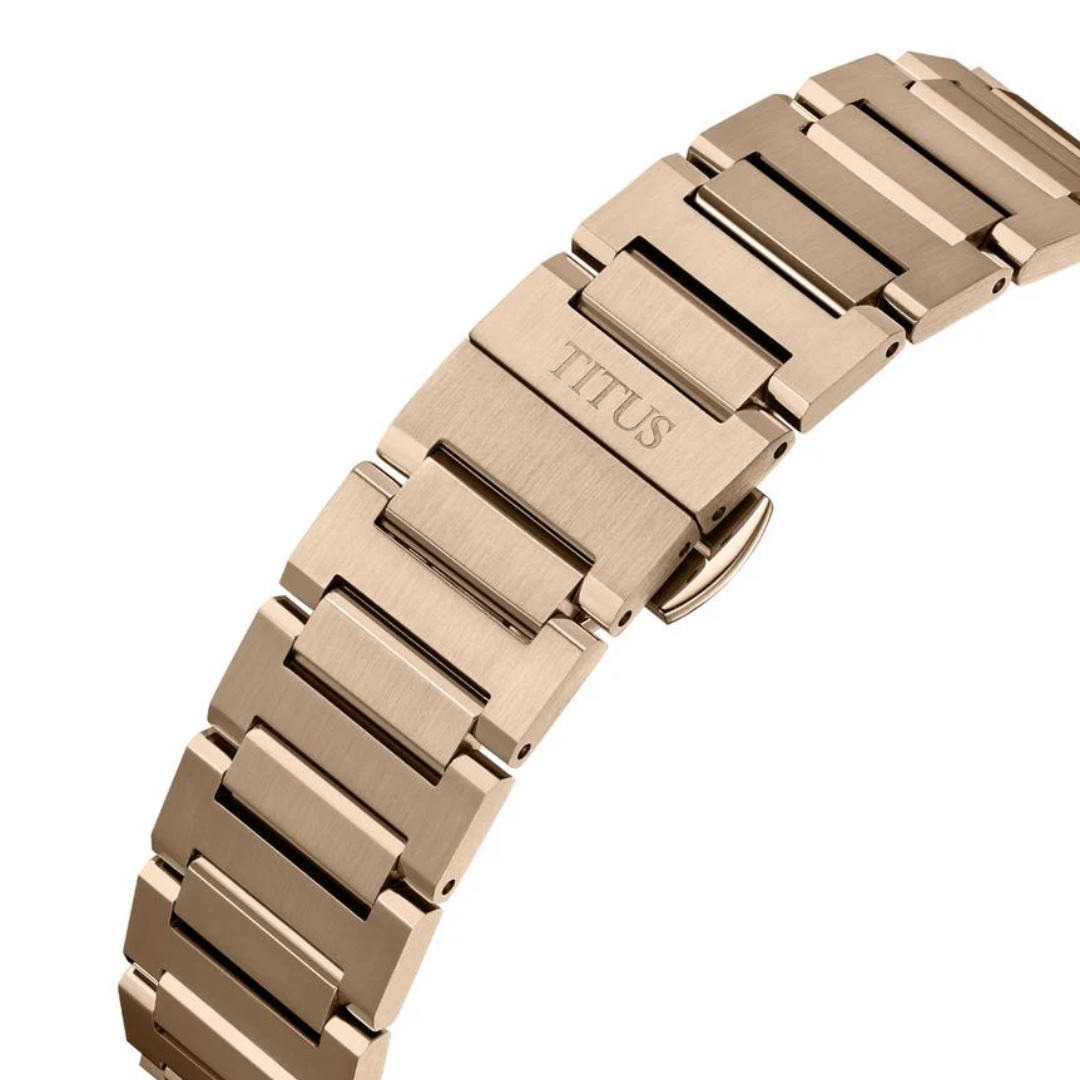 Vinyl 3 Hands Mechanical Stainless Steel Men Watch W06-03402-004