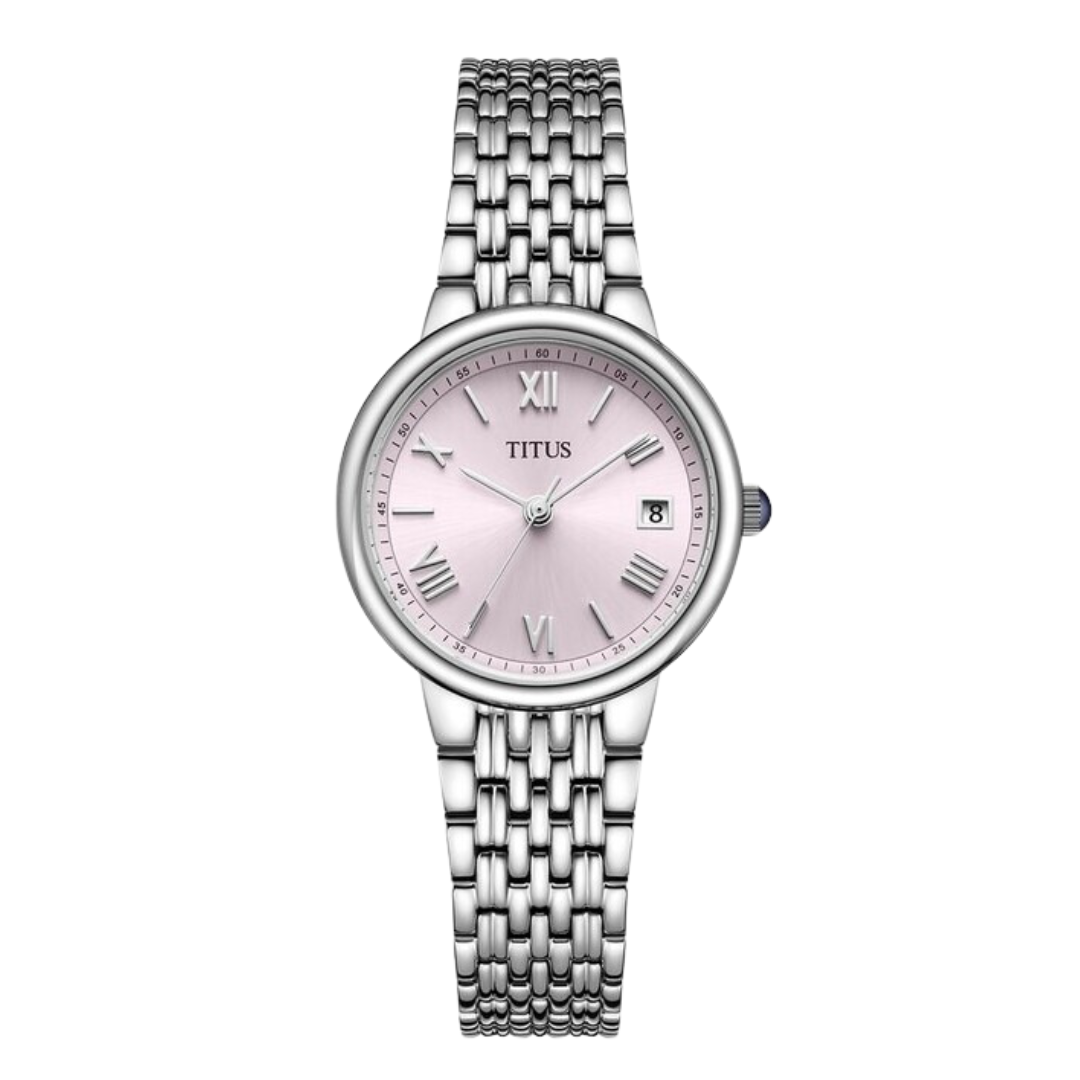 Fair Lady 3 Hands Date Quartz Stainless Steel Women Watch W06-03025-005