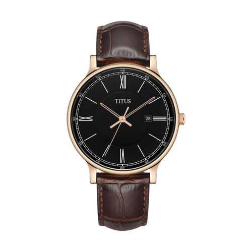 Classicist 3 Hands Quartz Leather Men Watch W06-03044-005
