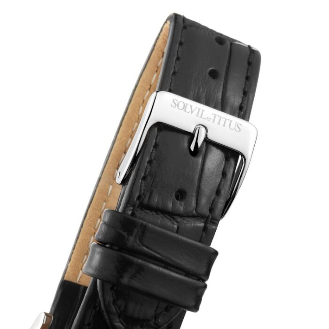 Classicist 3 Hands Quartz Leather Women Watch W06-03045-004