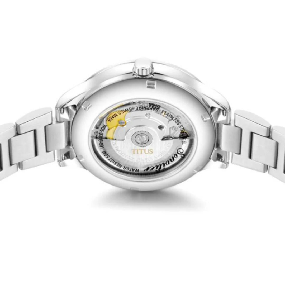 Sonvilier 3 Hands Date Mechanical Stainless Steel Women Watch W06-03116-001