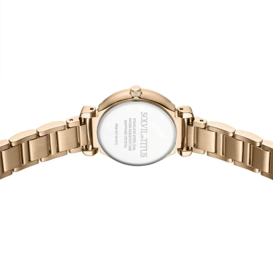 Fair Lady 3 Hands Date Quartz Stainless Steel Women Watch W06-03139-013