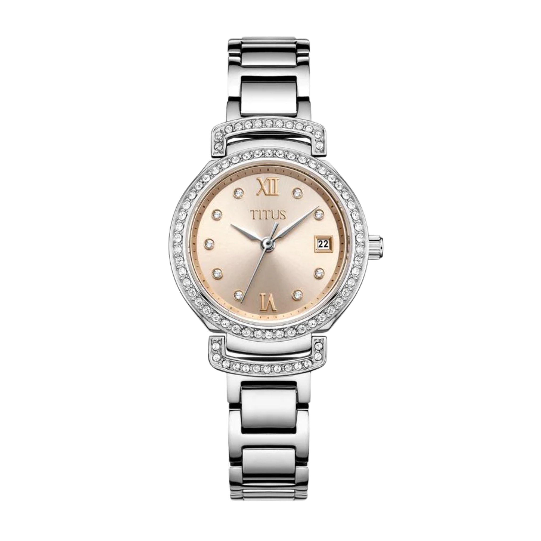 Fair Lady 3 Hands Date Quartz Stainless Steel Women Watch W06-03139-016