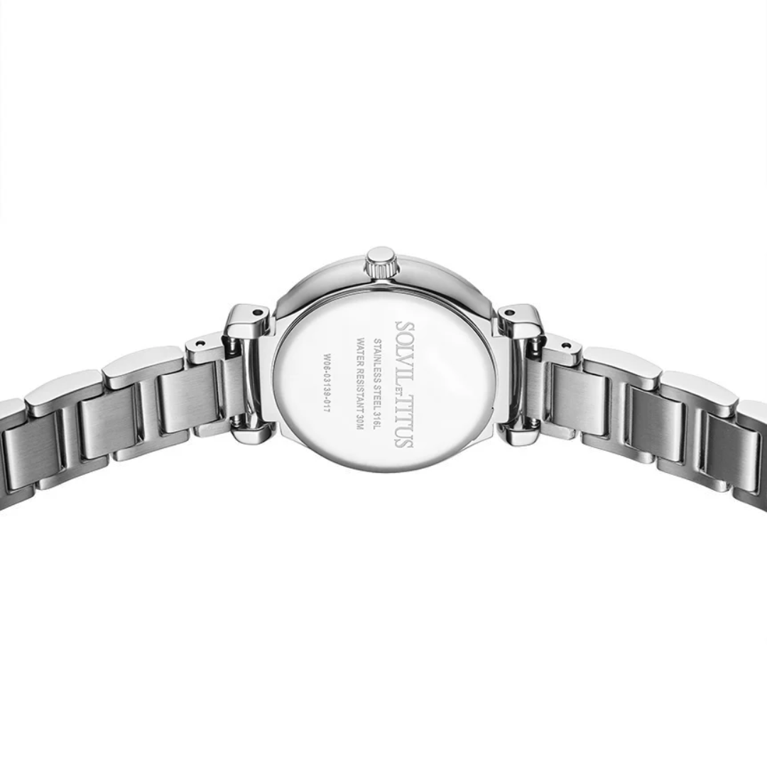 Fair Lady 3 Hands Date Quartz Stainless Steel Women Watch W06-03139-017
