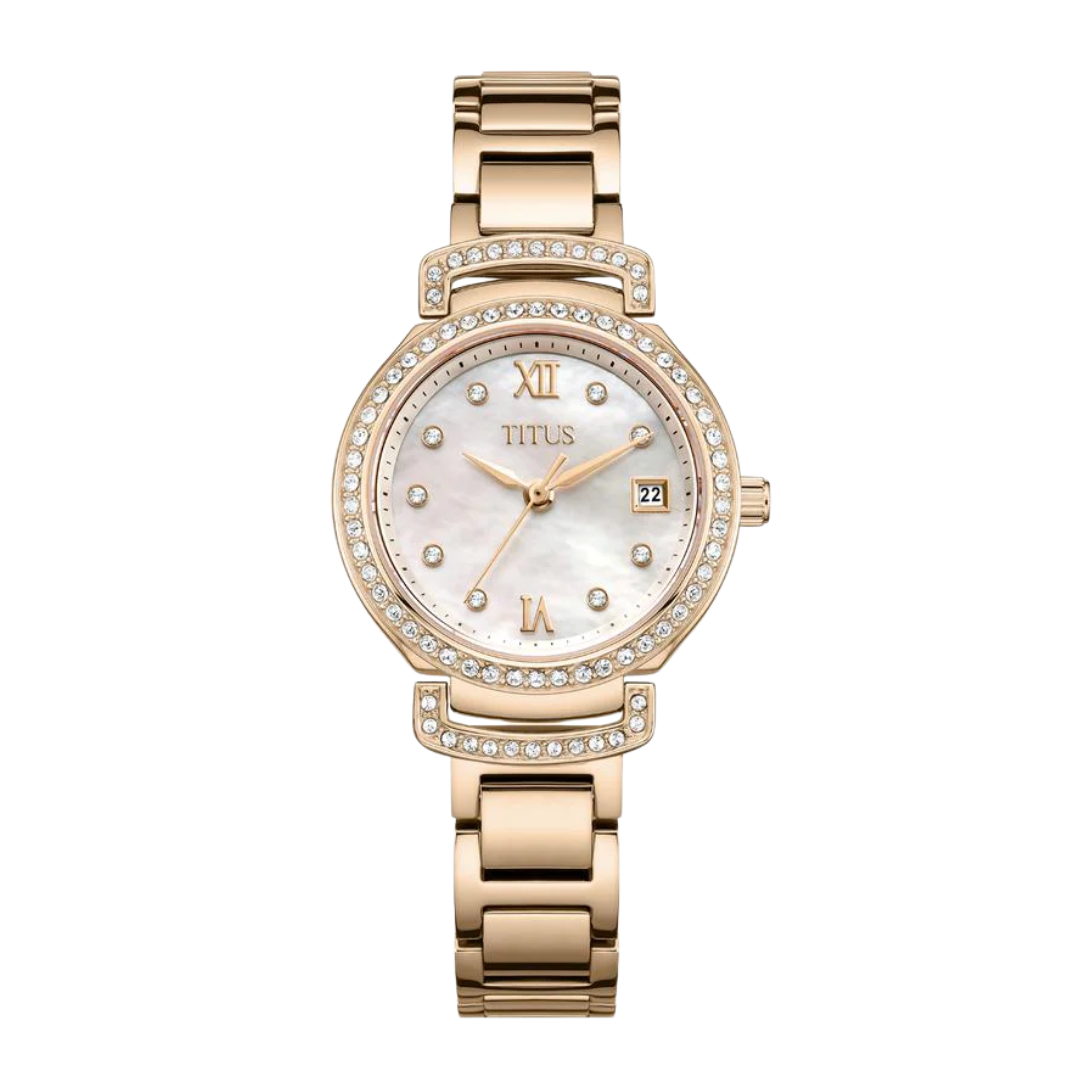 Fair Lady 3 Hands Date Quartz Stainless Steel Women Watch W06-03139-020