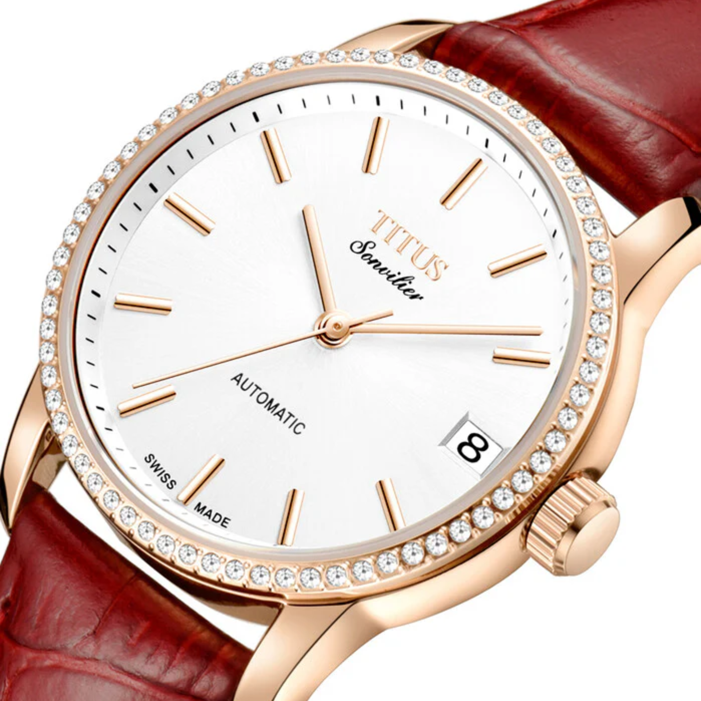 Sonvilier 3 Hands Date Automatic Women Watch W06-03168-001
