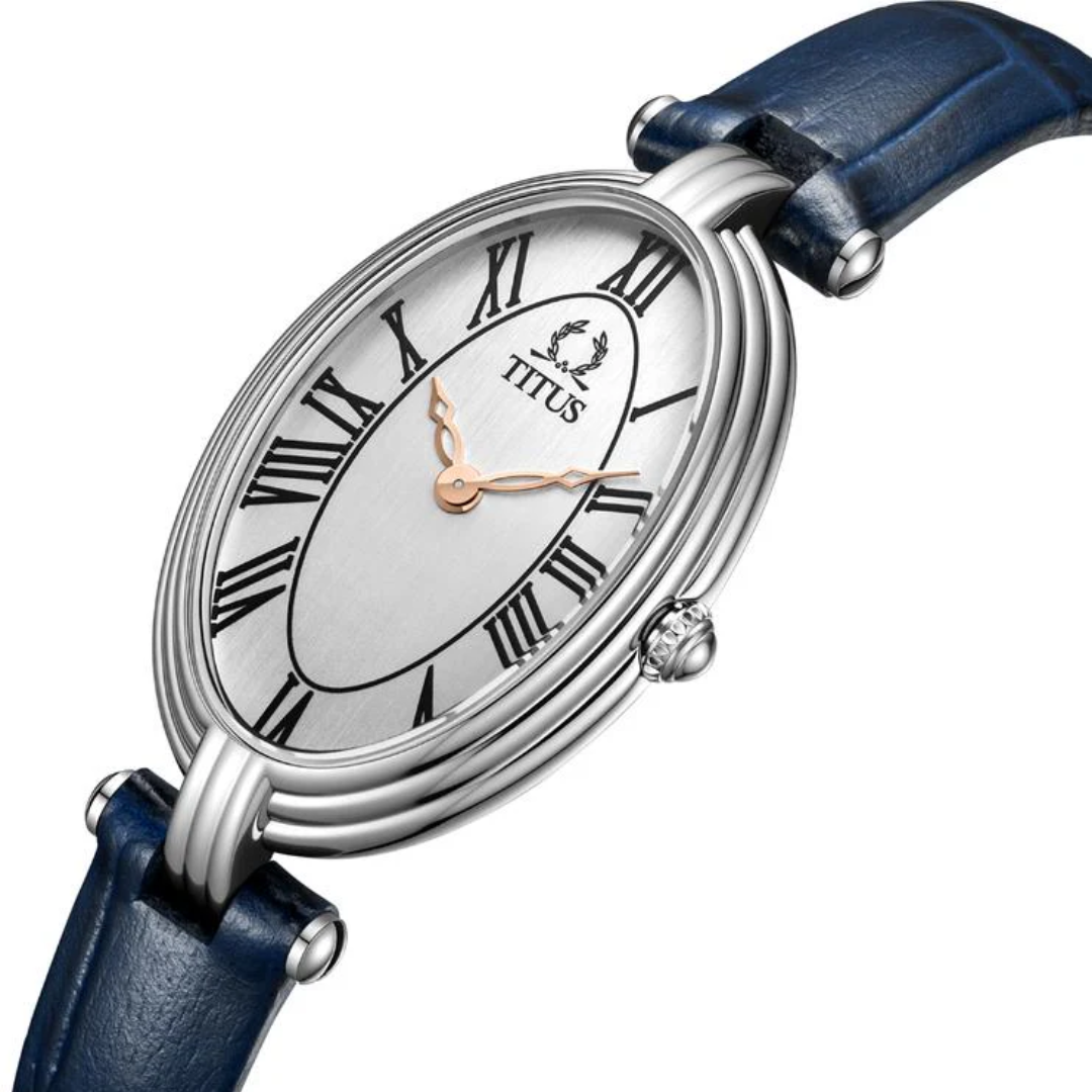 Once 2 Hands Quartz Leather Women Watch W06-03207-018