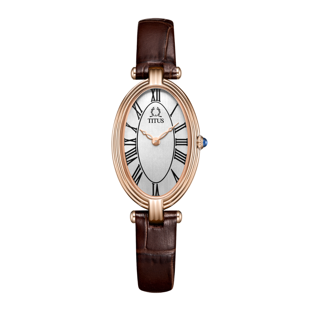 Once 2 Hands Quartz Leather Women Watch W06-03207-020