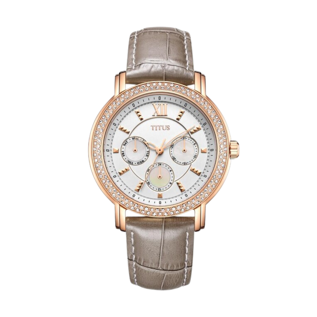 Fashionista Multi-Function Quartz Leather Women Watch W06-03251-007