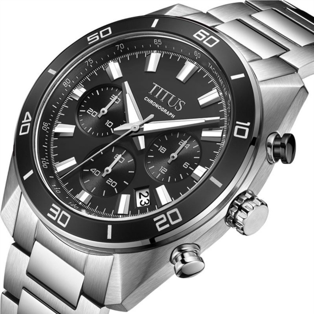 Modernist Chronograph Quartz Stainless Steel Men Watch W06-03265-001