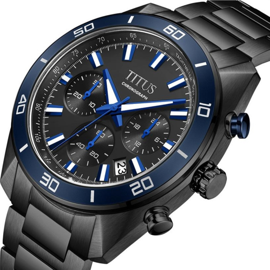 Modernist Chronograph Quartz Stainless Steel Men Watch W06-03265-003