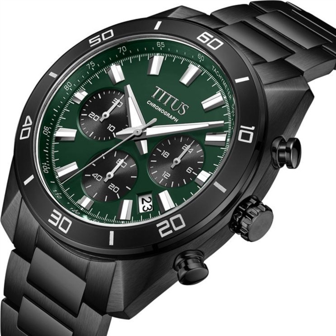 Modernist Chronograph Quartz Stainless Steel Men Watch W06-03265-007