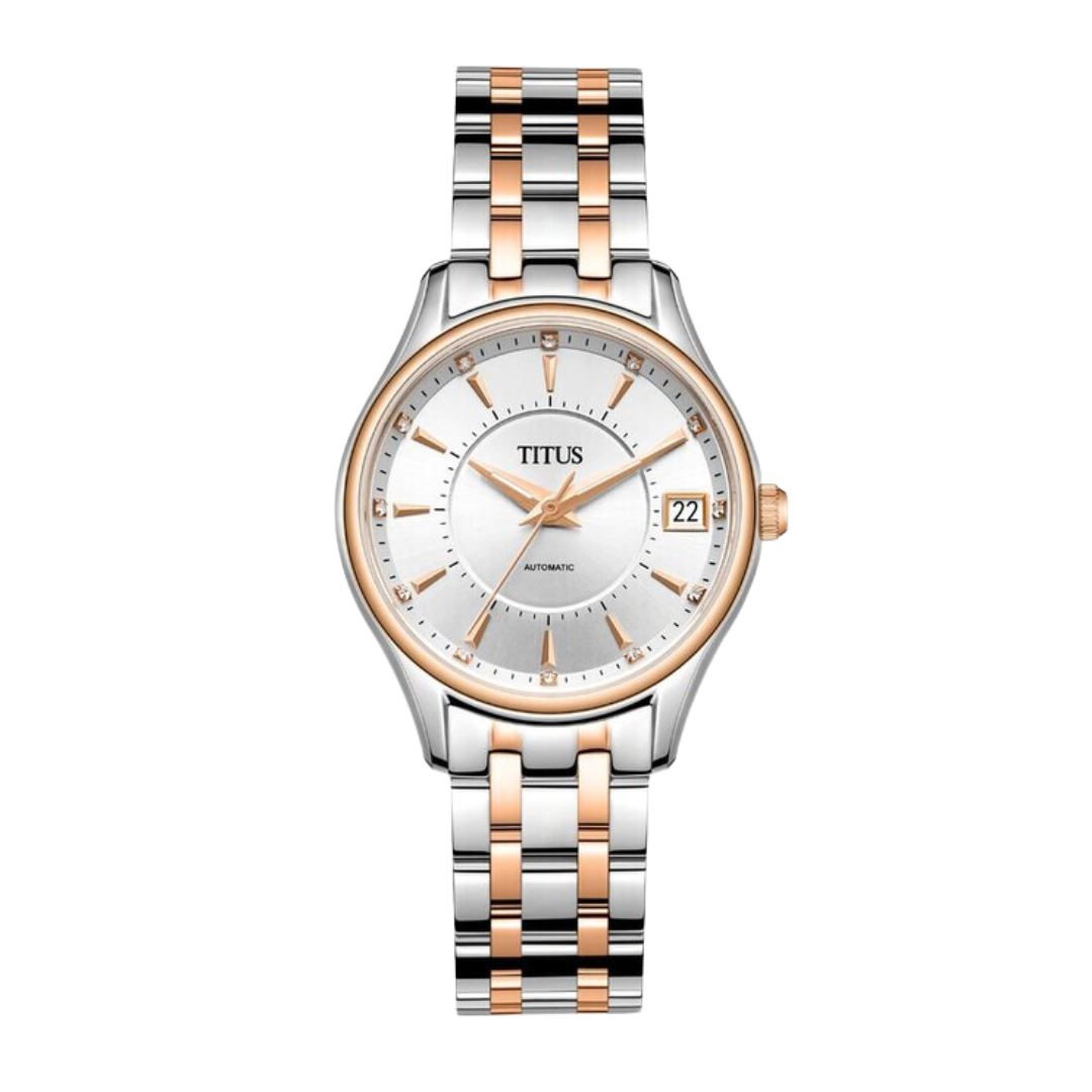 Exquisite 3 Hands Date Automatic Women Watch W06-03274-002