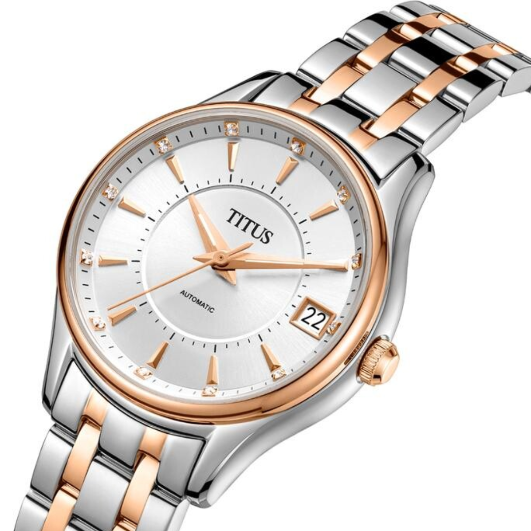 Exquisite 3 Hands Date Automatic Women Watch W06-03274-002